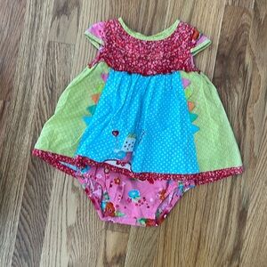 Catimini skirted onesie